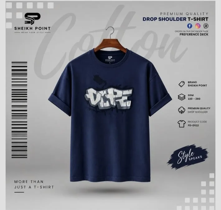 Premium Sheikh Point Drop Shoulder